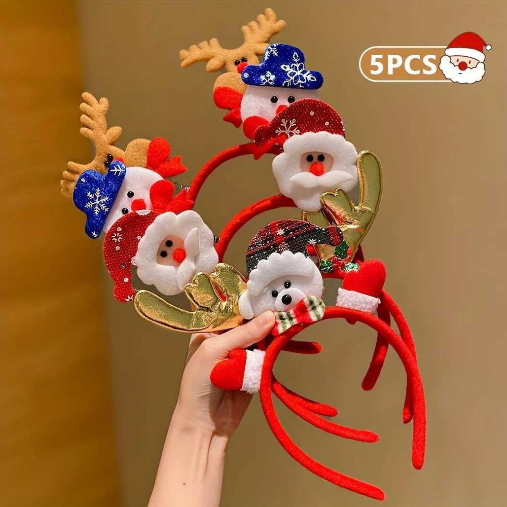 5 bandeaux d'élément de Noël doux adaptés aux filles comme cadeaux de Noël W241113