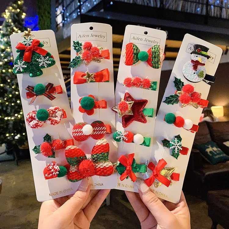 Internet celebrity childrens hair editing set hair editing Christmas tree hat editing cute baby headband W241113