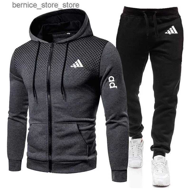 Mens Tracksuits New Style Men Hoodie Fitness Gym Clothing Men Running Set Sportswear Jogger Mensmany Sorts Of Suit Sports Q240618 Z250825