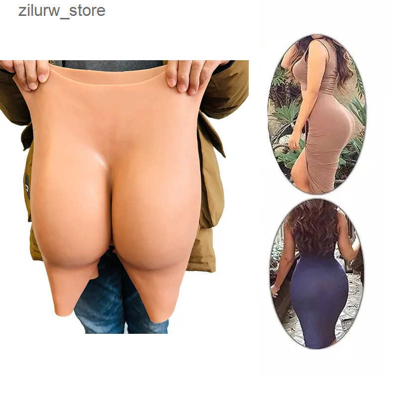 Breast Form Sexy Silicone Womens Fake Bum 1.2cm Womens Big Butt Enhancement Pad Hip Shape Silicone Hip Underwear L240910 L240910-image-1033015342
