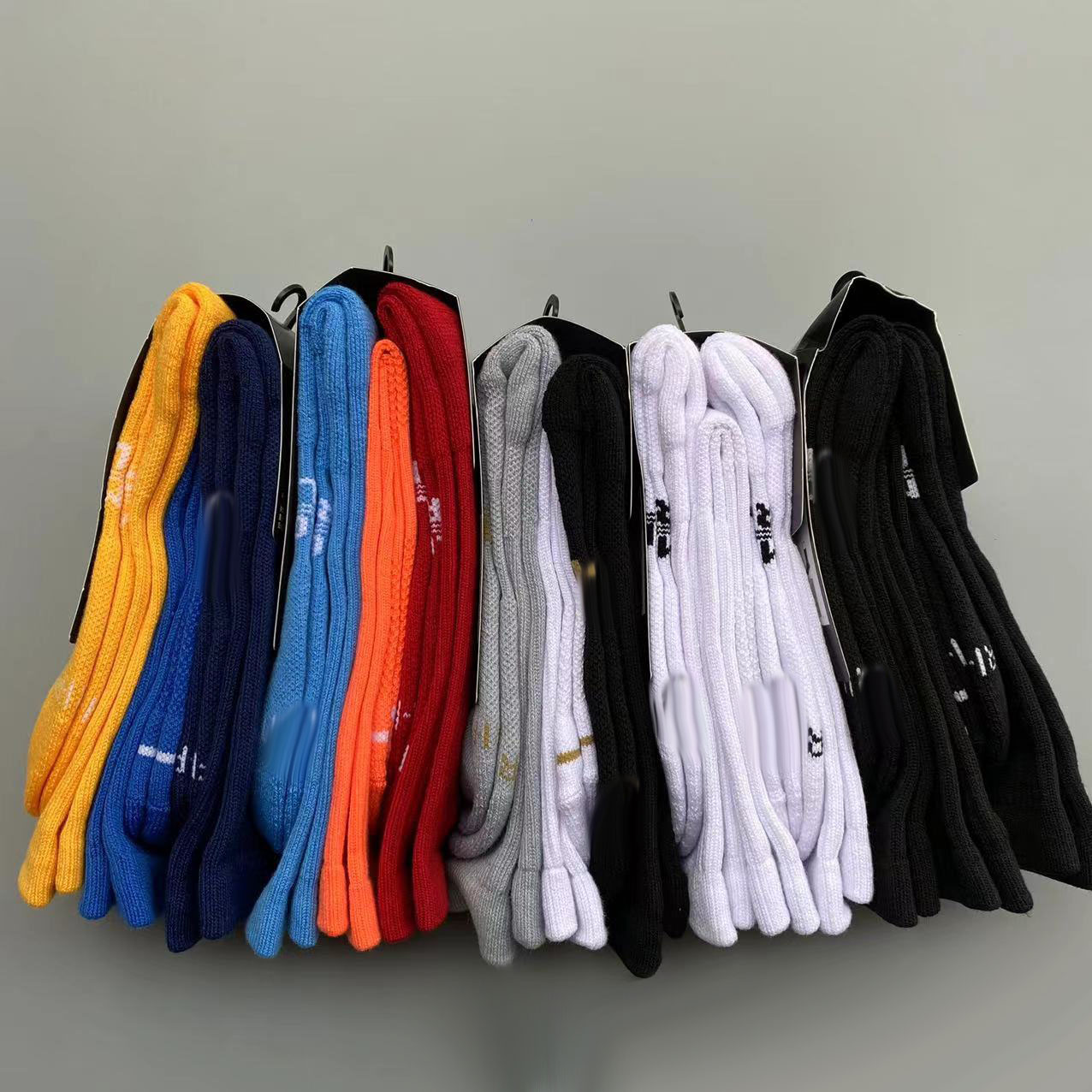 mens socks designer socks sports sock top long towel bottom casual embroidered socks-image-1056830686