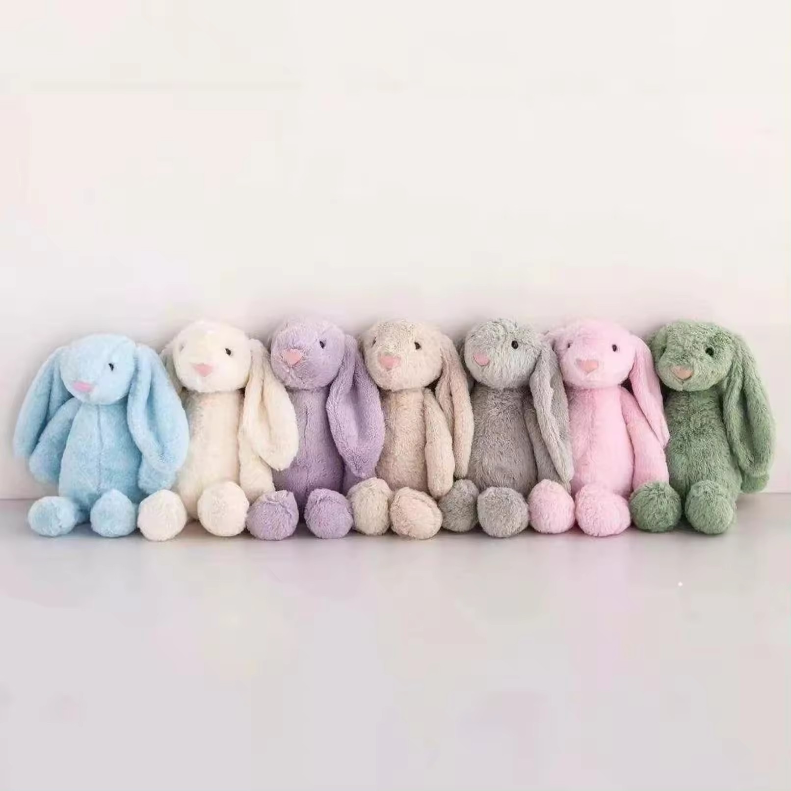 Easter Plush Toy Long Eared Girl Soft Cute Doll Little Rabbit Pillow L260310-image-1096988032
