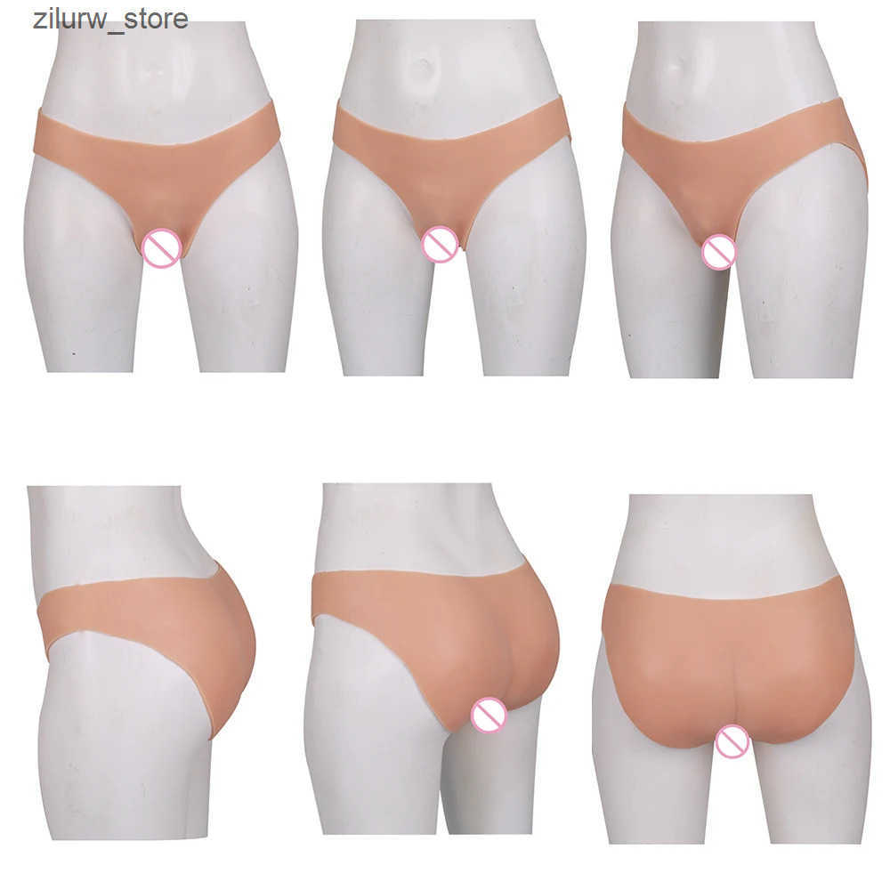 Breast Form Silicone underwear with vaginal cross sissy role-playing real fake vaginal drag queen vaginal pants transgender underwear L240910 L24-image-1033018685