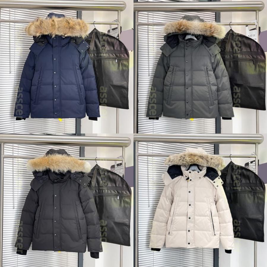 Designer Down Jacket Mens Down Parka Jacket Winter Hooded Coats Womens Parkas Mens Womens Zipper Thick Jacke