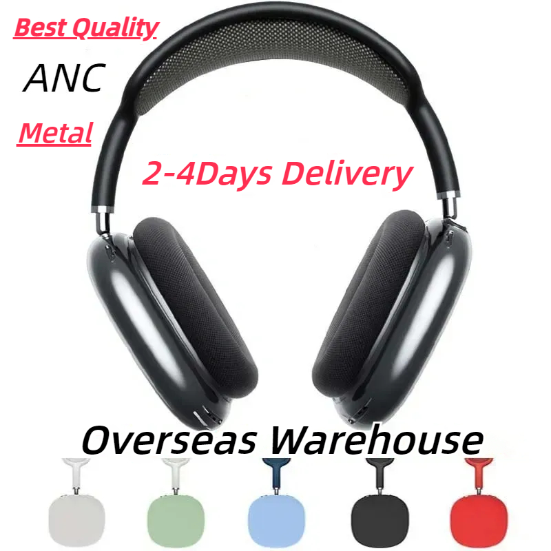 For Airpods Max original quality with ANC Headband Headphone Accessories Transparent TPU Solid Silicone Waterproof Protective case AirPod Maxs Headphones Case 