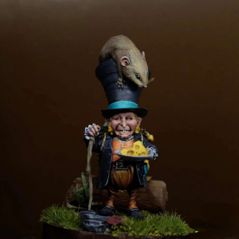 Anime Manga Dwarves Mice Diy Resin Figure 1/24 Scale Miniatures Assembled Model Kit Unassembled Ama and Unpainted Figurines Toys-image-965544526