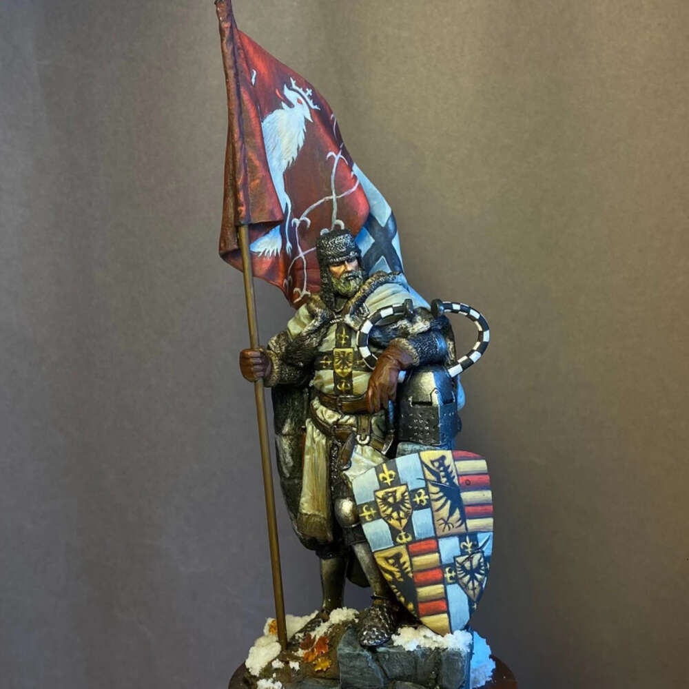 Anime Manga Heavy Infantry Captain Diy Resin Figure 1/24 Scale Miniatures Assembly Model Kit Unassembled Ama Unpainted Figurines Toys-image-965544183