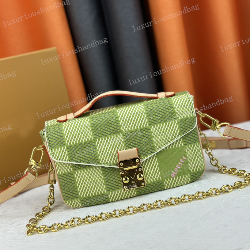 Pochettee Metis East West handbag high-quality S-lock buckle single shoulder bag designer luxury crossbody bag fashionable leather chain bag-image-965446466