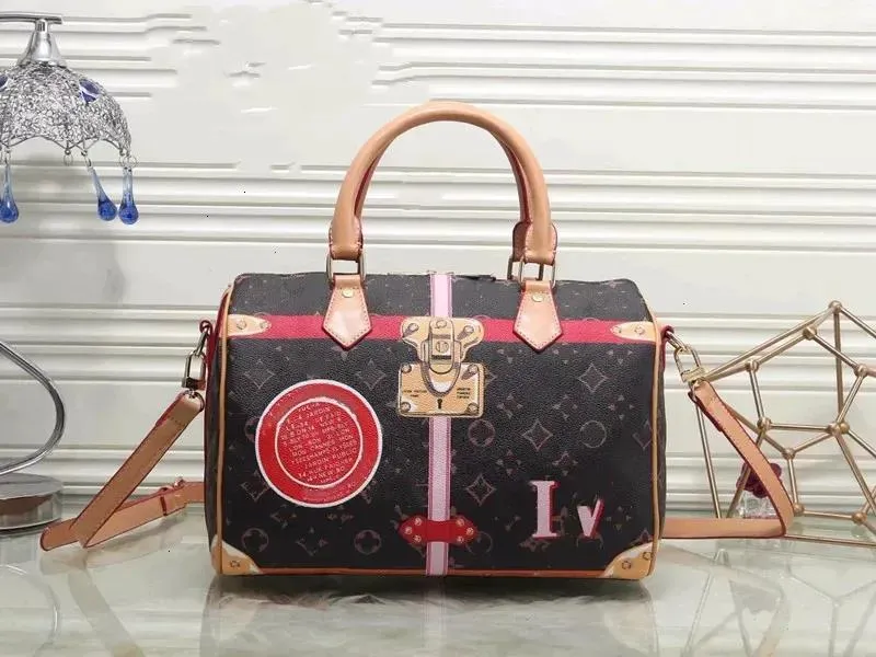 2024 Designer Bags Printed Vintage Small Square Bag Single Shoulder Crossbody Bag Messenger Bag Lady-image-965647702