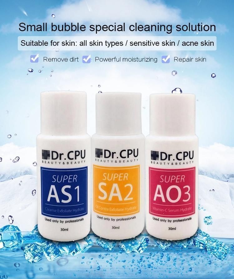Concentrate AS1 SA2 AO3 Hydro Machine Aqua Peeling Solution Facial Special Liquid Serum Solution
