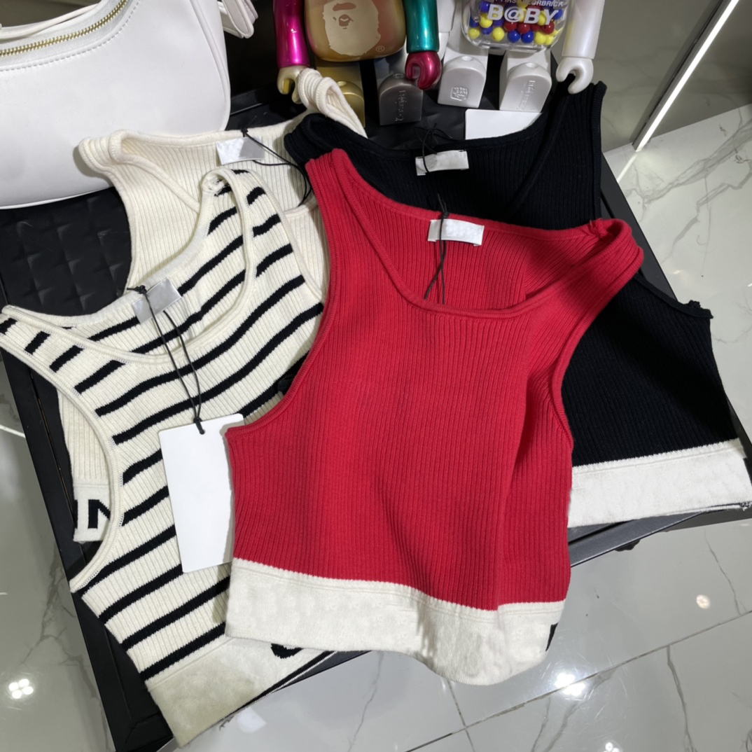 Designer Women's Sleeveless Vest Fashion Tank Top Vests for Women Summer Outdoor Tops for Vocation 19724-image-841880453