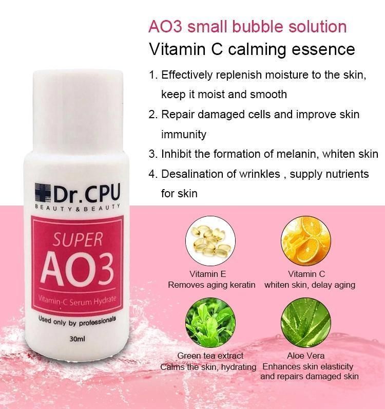 Concentrate AS1 SA2 AO3 Hydro Machine Aqua Peeling Solution Facial Special Liquid Serum Solution