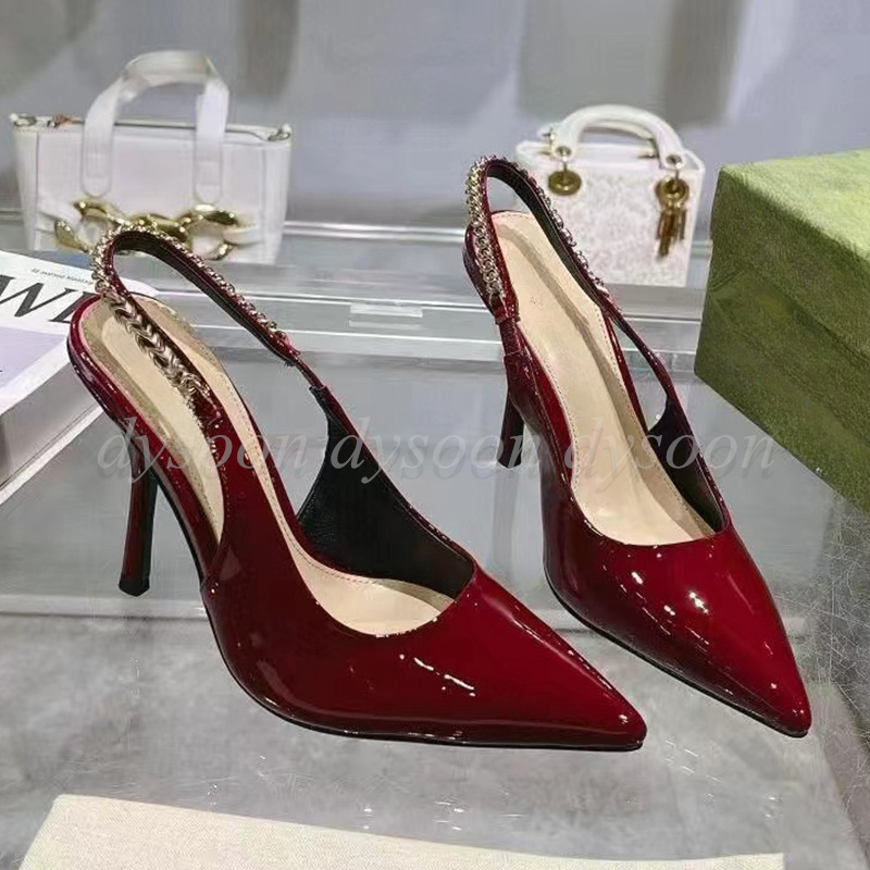 Top Quality Women High Heel Sandals Back Chain Size EUR 35-42 26983-image-966462006