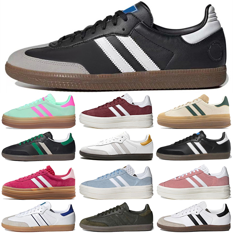 2024 Bold Casual Shoes womens Designer sneakers Pink Glow Platform shoe Orange Vegan White Gum OG Footwear White Green Indoor Suede men women out