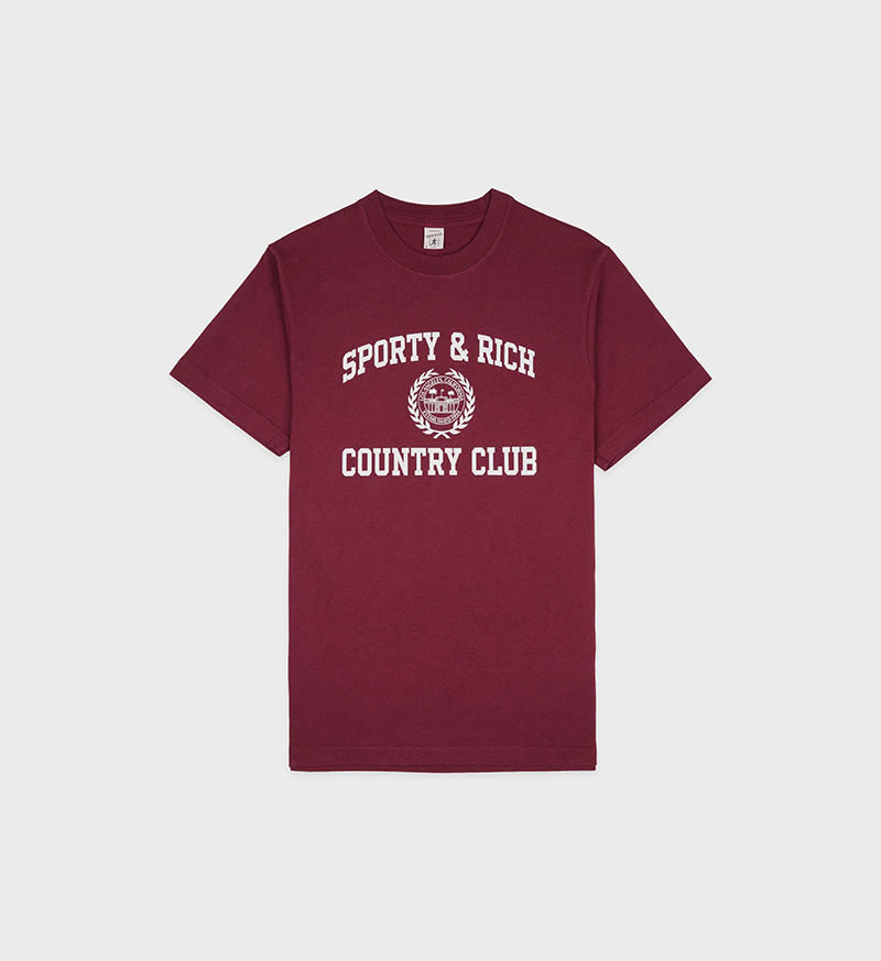 Women Sporty Rich Shirt Designer Summer Cotton T Shirt Simple Trend Letters Print Round Neck Casual Versatile Sporty Rich Short Sleeved Pullover Tee