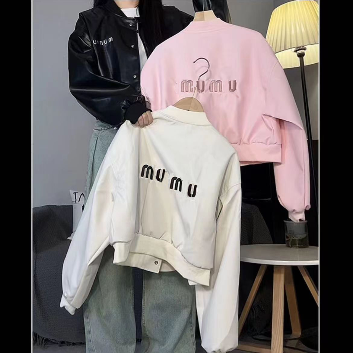 Womens Jackets Fur Leather Coat Designer Womens Button Tops Spring Autumn Slim Style Woman Short Jacket Shirts S-2XL-image-966317157