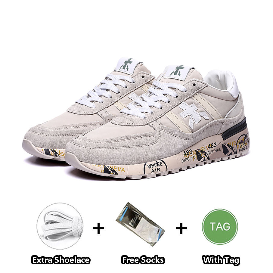 Italy mick lander django sheepskin genuine leather Designer mens womens running shoes trainers sport sneakers for men and women 36-45 Z250116-1
