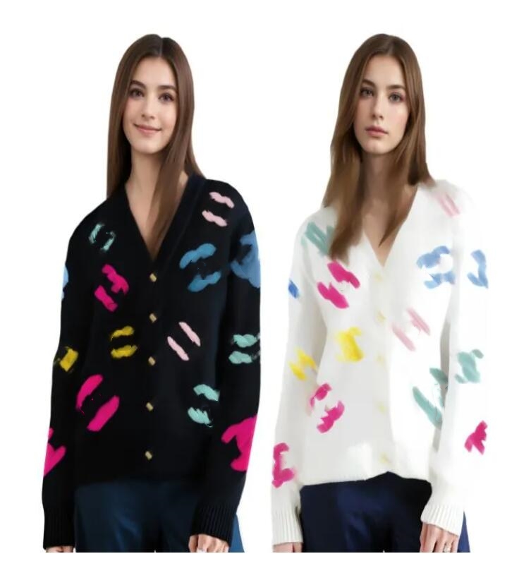 Women's Sweaters Luxury Cardigan Long Sleeve Single Breasted Button Knitted coat designer Sweater