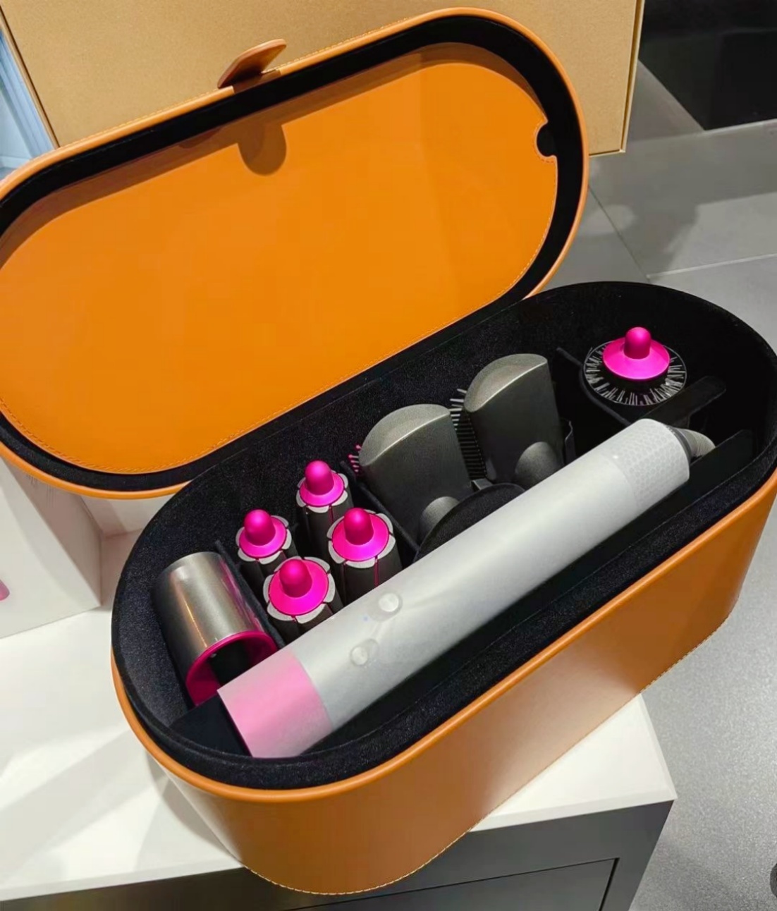 Negative ion 7-in-1 styg tool product curg iron hair dryer comb professional salon powerful trave-image-1048717635