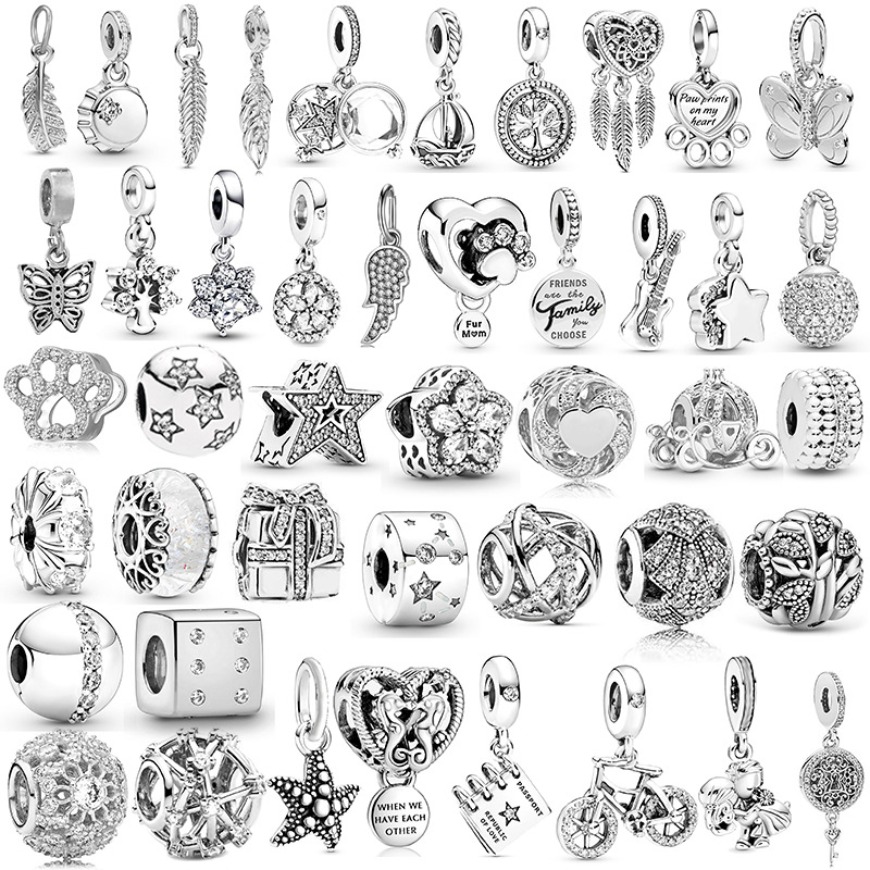 Silver Butterfly Inspired Charm Pendant Alloy Diamond Inlaid Wing Body Beads Exquisite Diy Jewelry Bracelets And Necklaces Captivating Elegant De