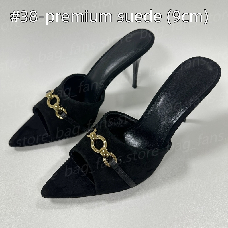 Premium Designer High Heel Slippers Women's Pointed Toe Shoes Party Shoe Festival Gifts 29712