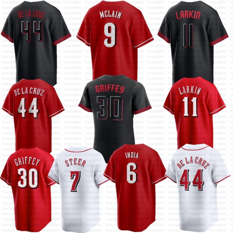 Elly De La Cruz Baseball Jersey Jonathan India Will Benson Tyler Stephenson Hunter Greene Spencer Steer Matt McLain Jeimer Candelario Alexis Diaz-image-880639121