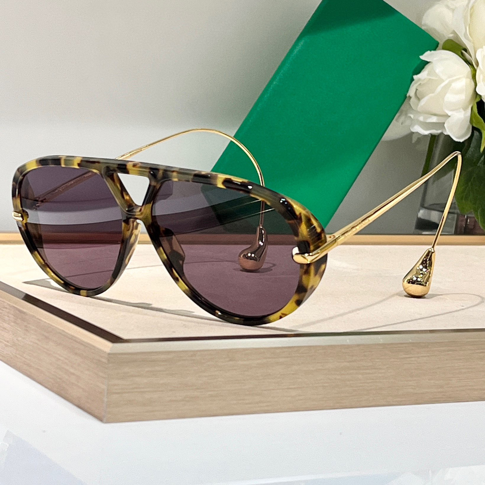 Innovative Designer Sunglasses For Men Women 1273 Avant-Garde Goggles Style Anti-Ultraviolet Acetate Metal Oval Full Frame gold-tone Fashion Glas-image-938385162