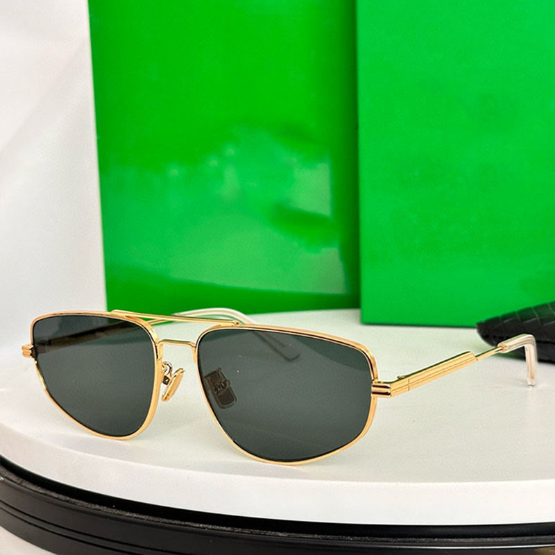 Luxury Oval Sunglasses Womens Luxury Metal Frame Noble And Elegant Men Glasses 1125S Top Quality Classic Eyeglass Fashion Brand Frame With Box
