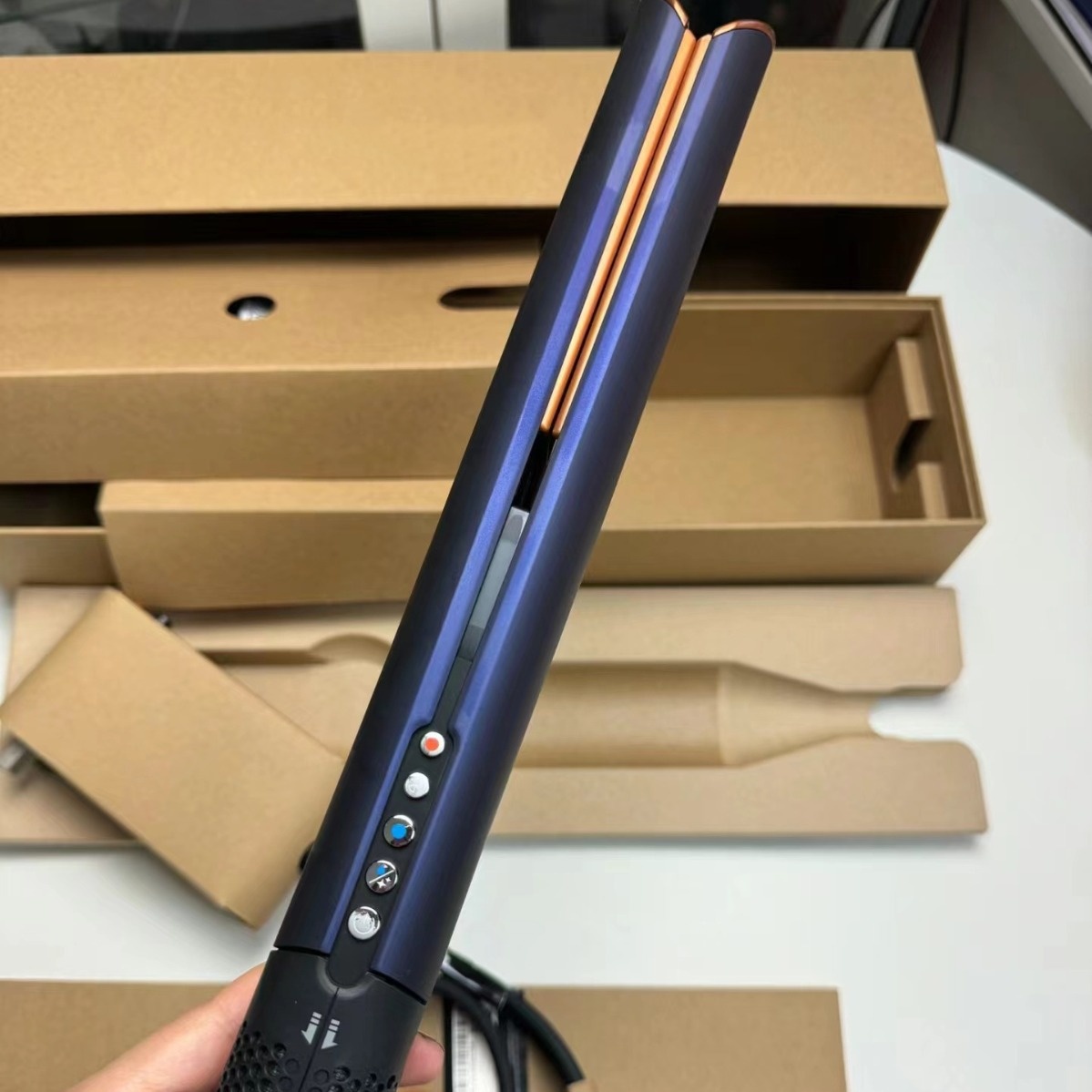 new blue gold wet and dry dual-purpose multifunctional household hair dryer-image-1033593424