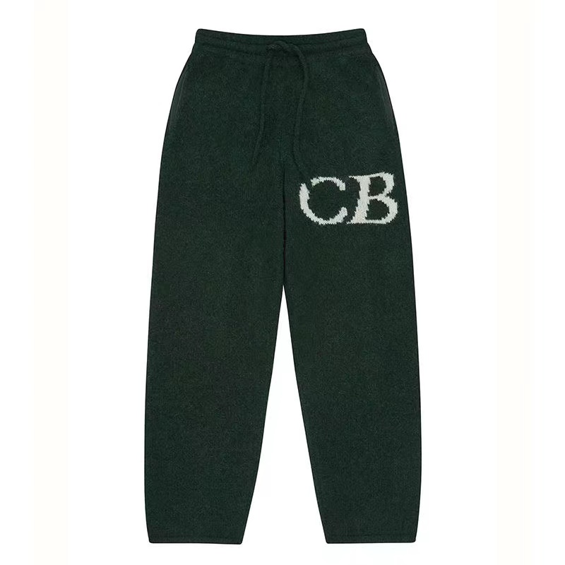 Cole Buxon Pant Designer Classic Letter Pattern Loose Vintage CB Knit Jacquard Pants Sweater High Quality Outdoor Street Fashion Comfortable Buxtonj