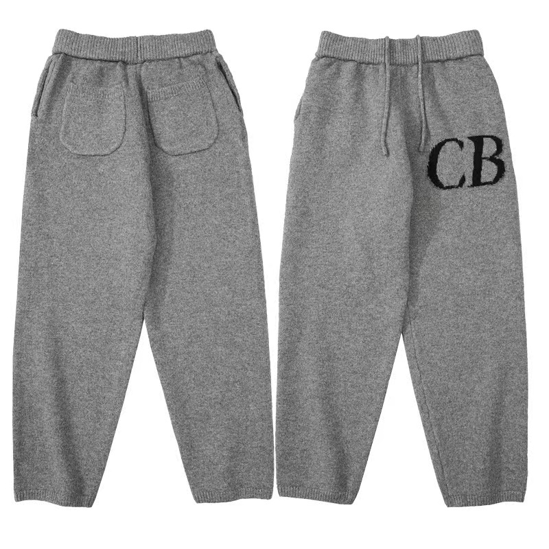 Cole Buxon Pant Designer Classic Letter Pattern Loose Vintage CB Knit Jacquard Pants Sweater High Quality Outdoor Street Fashion Comfortable Buxtonj
