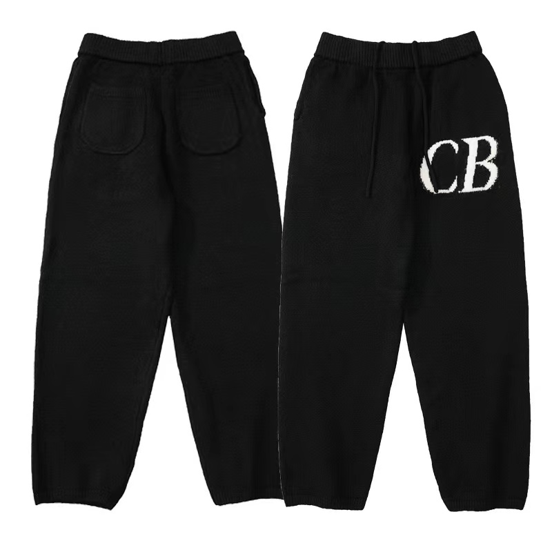 Cole Buxon Pant Designer Classic Letter Pattern Loose Vintage CB Knit Jacquard Pants Sweater High Quality Outdoor Street Fashion Comfortable Buxtonj