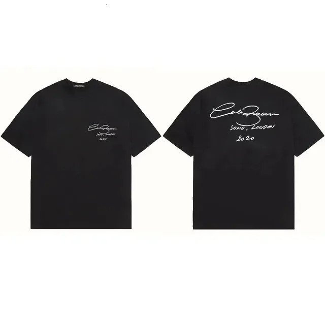 Cole Buxon Short Sleeve Mens Designer Shirt High Quality Street Skin Friendly Breathable Harajuku Summer Harajuku Style Advanced High Street CB T Sh