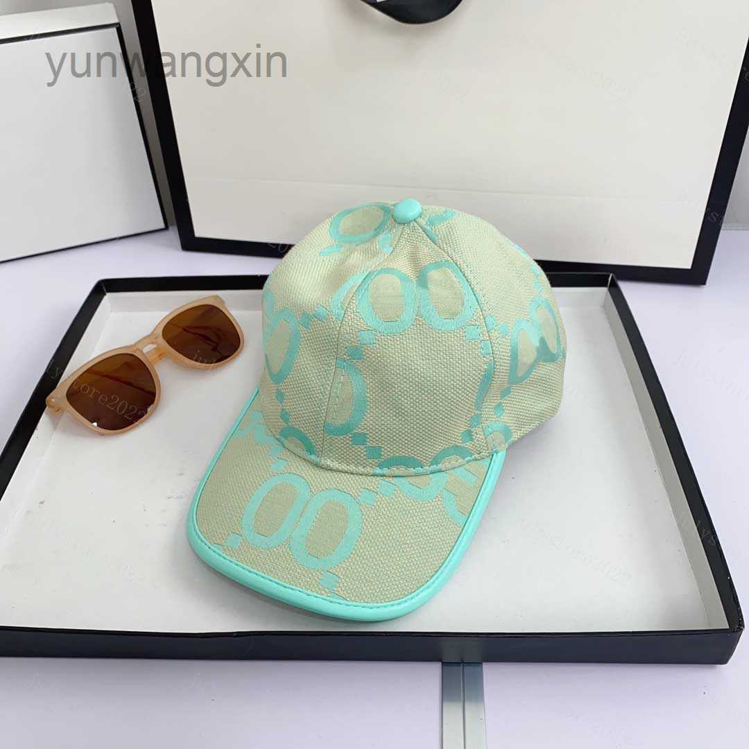 Luxurys Desingers Casquette de baseball Jumbo G broderie mode homme femme vert rose