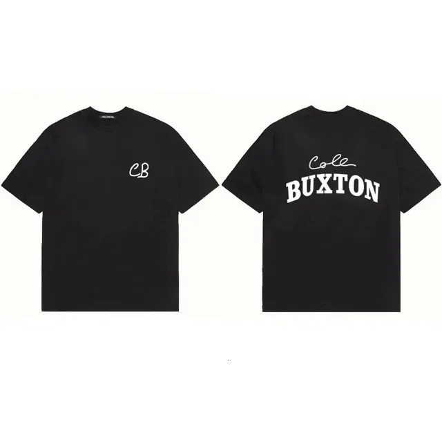Cole Buxon Short Sleeve Mens Designer Shirt High Quality Street Skin Friendly Breathable Harajuku Summer Harajuku Style Advanced High Street CB T Sh