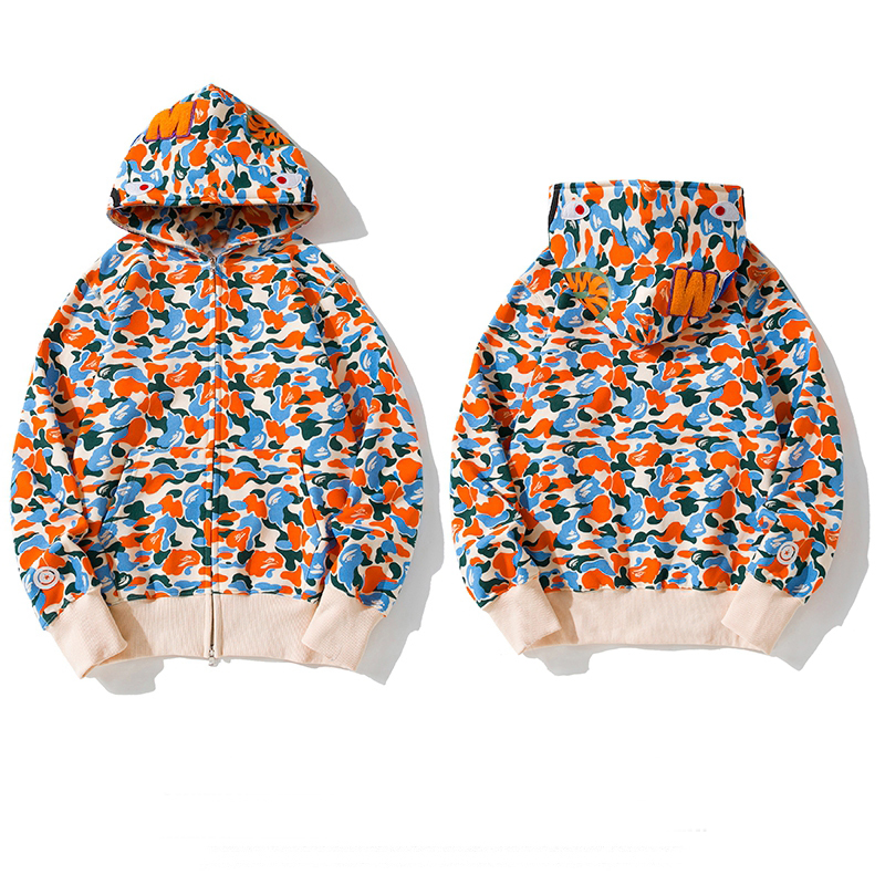 66color yeah New Fashion Shoes Designer Men's and Women's BA Hoodie Sweatshirt zipper Hoodie Long Sleeve Fashion Trendy Top Size M-3XL-image-967474486