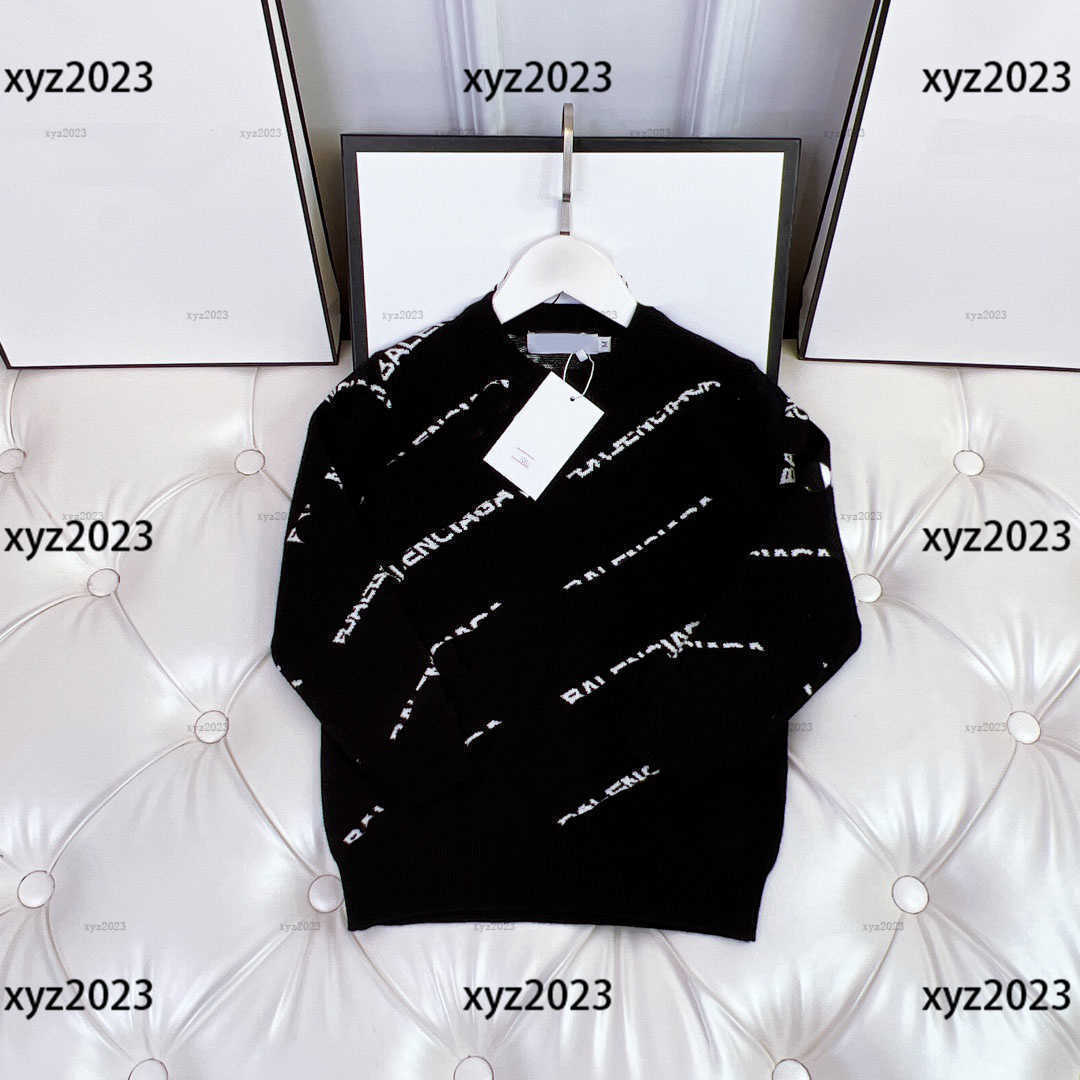 Kids Pullover Baby Sweater Lettre contrastée Jacquard Child Sweat à capuche Le lettre de mode printemps imprimez la nouvelle arrivée A823X23N221