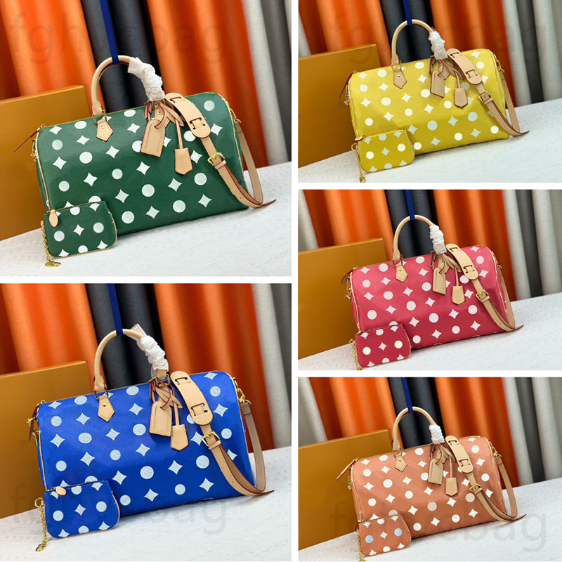 Designer Duffle bag Classic 45CM Travel luggage for men real leather Large capacity handbag totes shoulder Bags mens womens large capacity travel-image-985595891