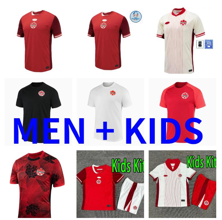 23 24 25 Canada Jerseys de football Davies David Osorio Men Woman 2024 2025 Équipe nationale Eustaquio Hutchinson Cavallini Larin Hoilett Footbal