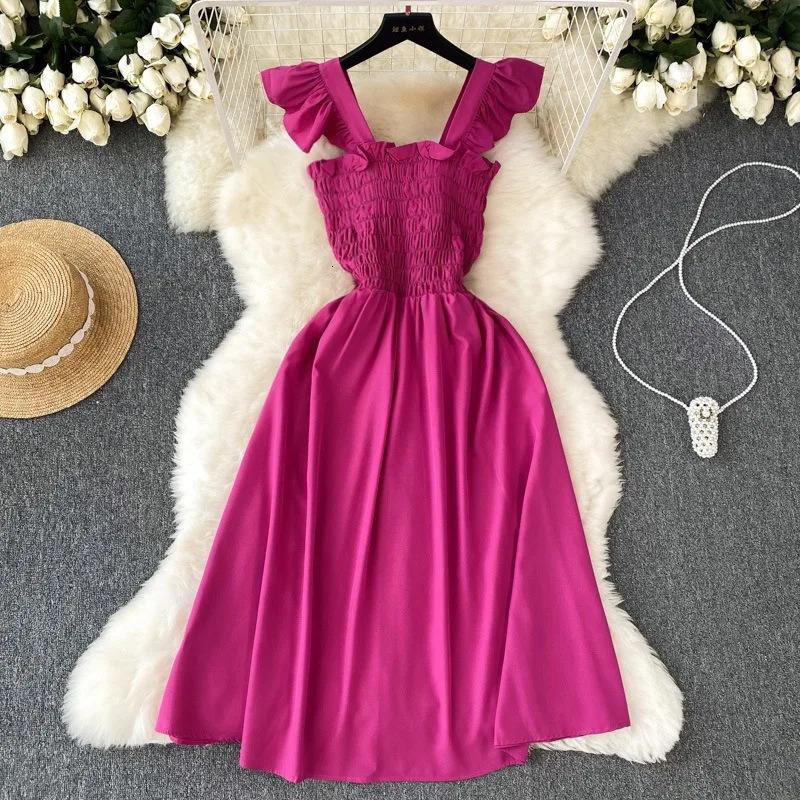 YuooMuoo Women Dress Summer Fashion Y2K Sleeveless Party Short Korean Pop Streetwear Outfits Vacation Vestidos 240403