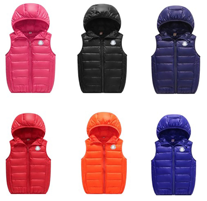 Baby Hooded Vest Kids Sleeveless Down Puffer Jacket Boys Girls Waistcoat Stylish Thermal Gilet For Toddlers-image-1034163319