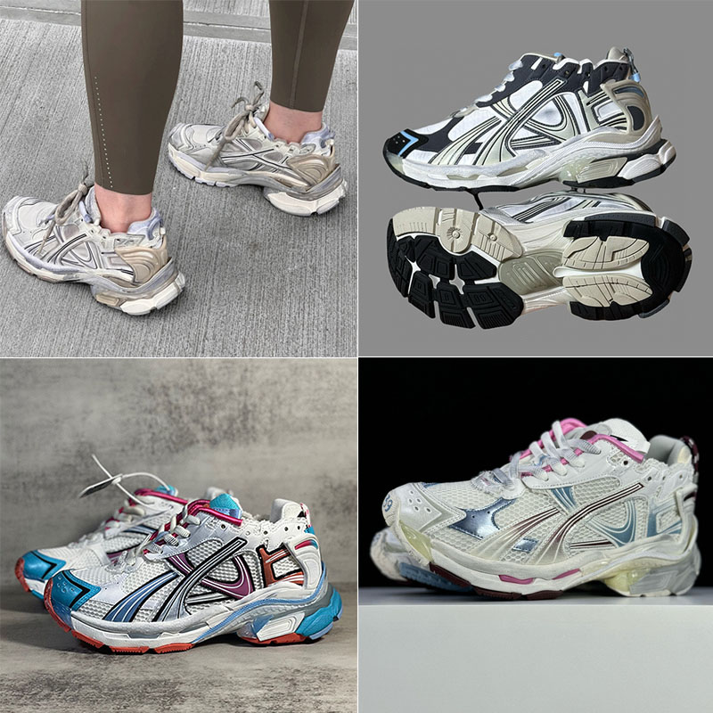 Designer dames triple s coureur de galets de gradient arrière