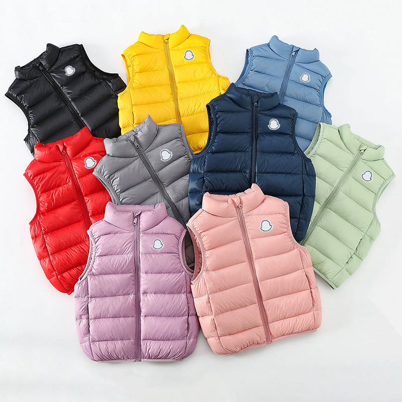 childrens luxury vest kids waistcoat elegant womens sleeveless down puffer bodywarmer boys girls down puffer jacket-image-1034152800