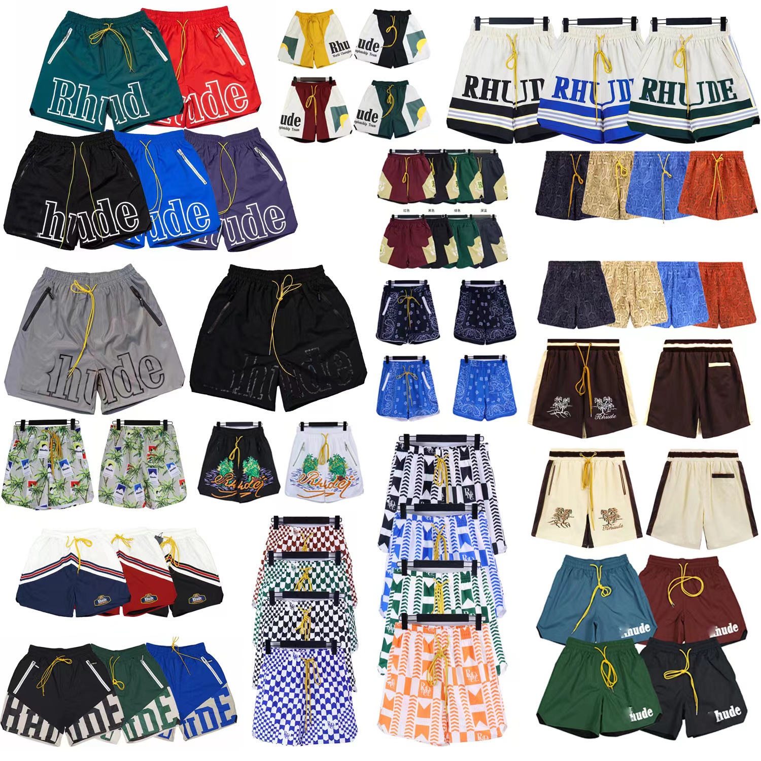 Run Short Shorts pour hommes à hommes courts Shorts courts pour hommes Shorts pour hommes Ajustement noir blanc Pantalon de plage d'été Men de ha