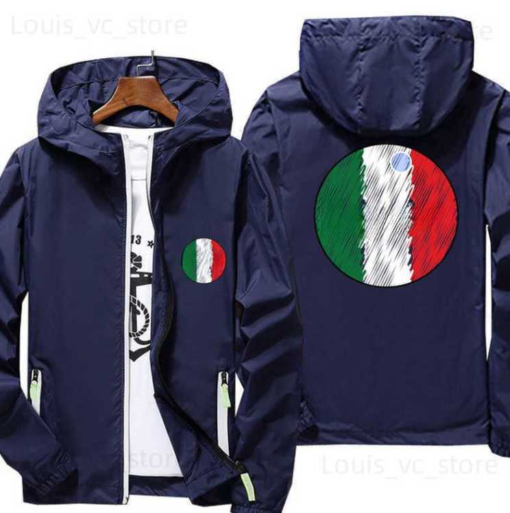 Men's Jackets Casual Hooded Men Women Motorcycle Thin Reflective Sunscreen Windbreaker Skin Coat Waterproof Jacket T241122