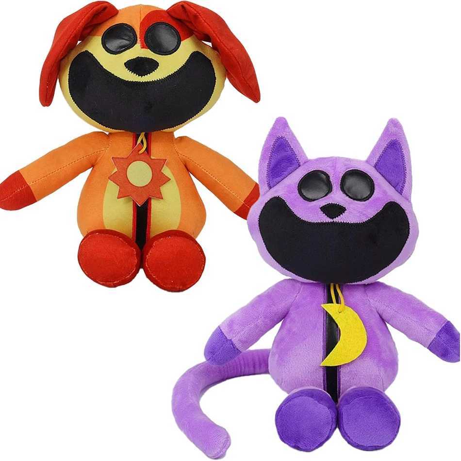 Stuffed Plush Animals 25-30cm Smiling Night Cat Plush Toy Smiling Night Cat Nap Cat Nap Accent Doll Soft Toy Pelucci Pillow Birthday Gift T240531-image-983907476