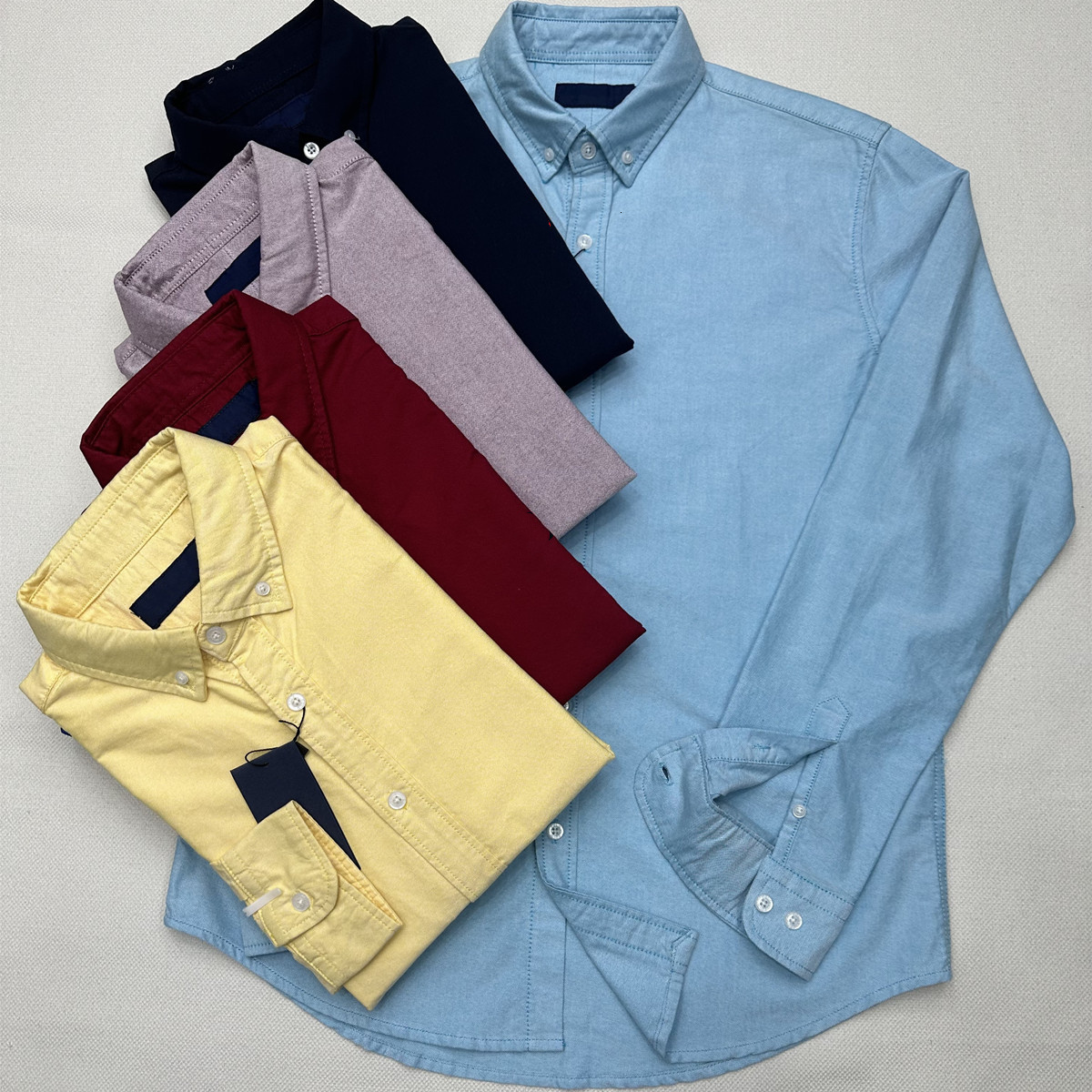 Men Casual Shirts stripe shirt spring and autumn mens quality business dress shirt fashion classic shirts mens embroidery decoration Comfortable-image-702991280