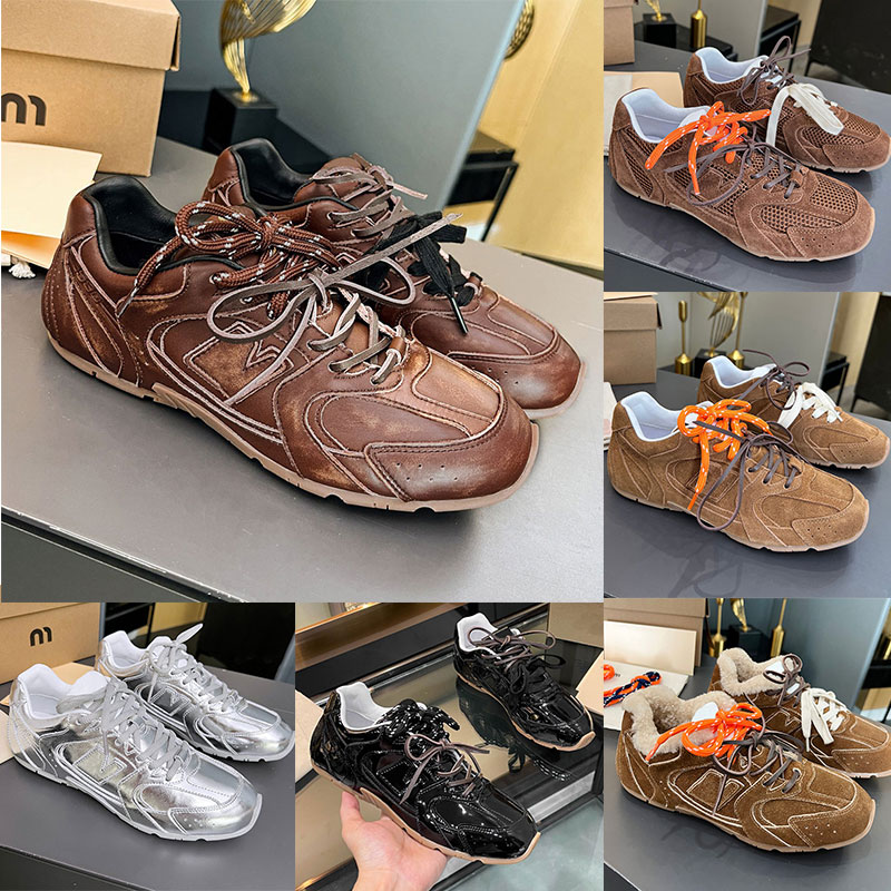 Nouveau créateur Forrest Gump Chaussures Chaussures d'entraînement allemandes Chaussures de course femme de course femme en cuir en cuir extérieu