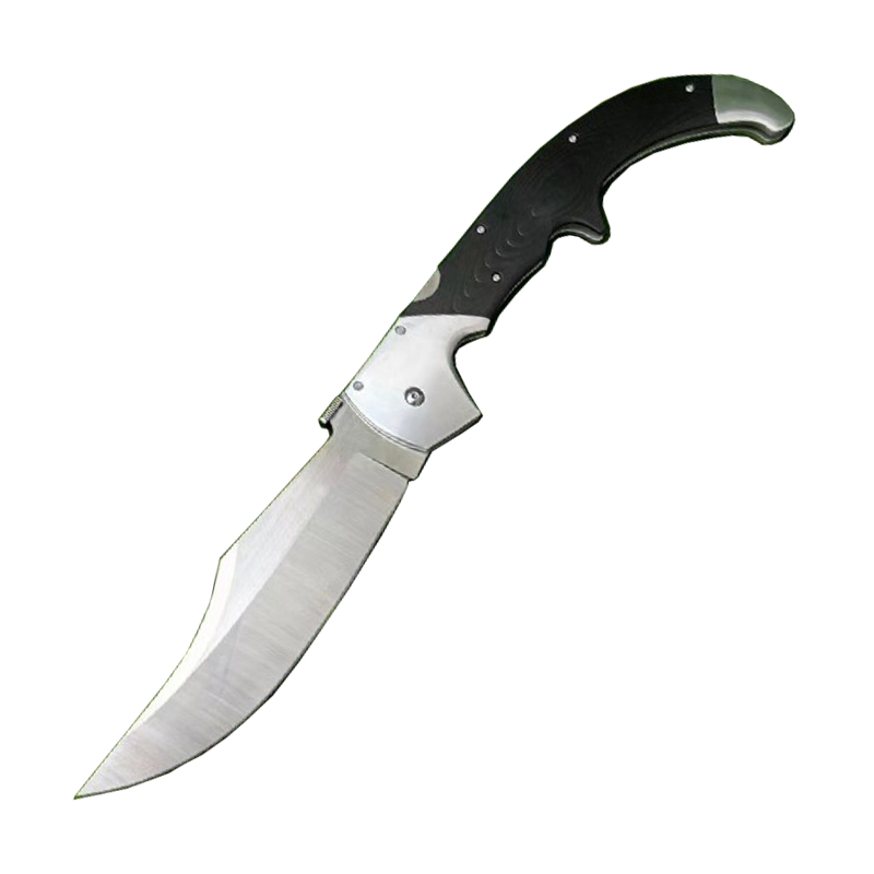 Large Espada XL Folding Knife S35VN Satin Blade G10 with Stainless Steel Handle Outdoor Camping Hiking Survival Tactical Knives with Retail Box