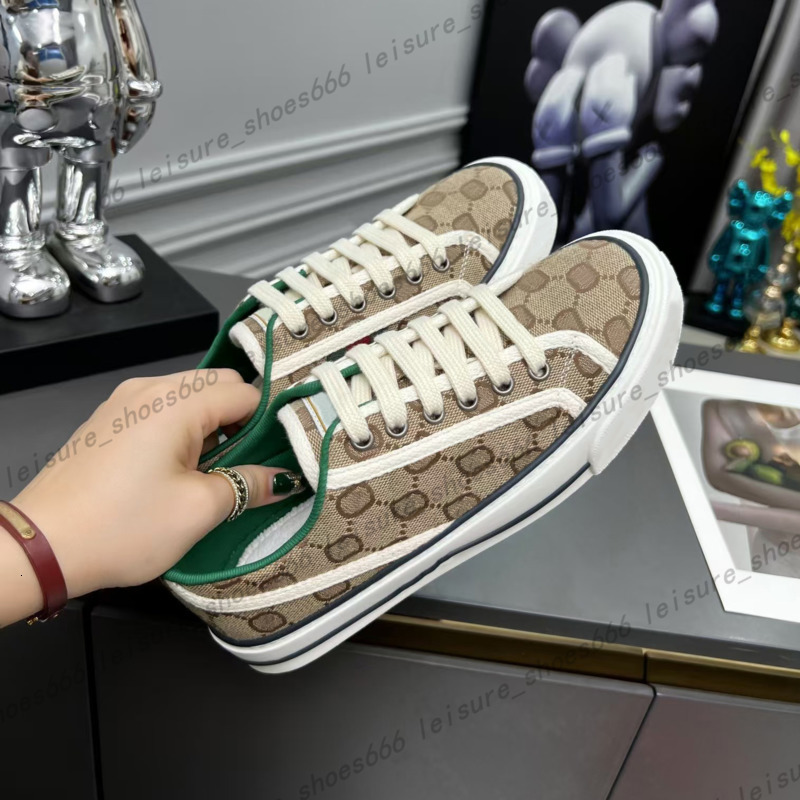 Designers Casual Shoes 1977 Tennis Sneaker Canvas High Top Beige Blue Washed Jacquard Denim Women Platform Trainers Rubber Sole Embroidered Vinta-image-930894622